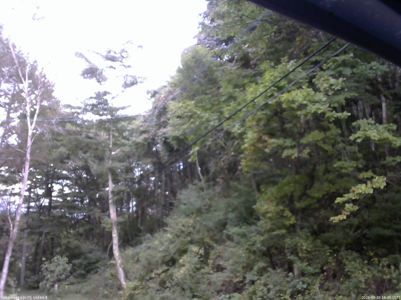 長野県菅平高原 ゆたか山荘 東側上空 2025/09/29 16:45