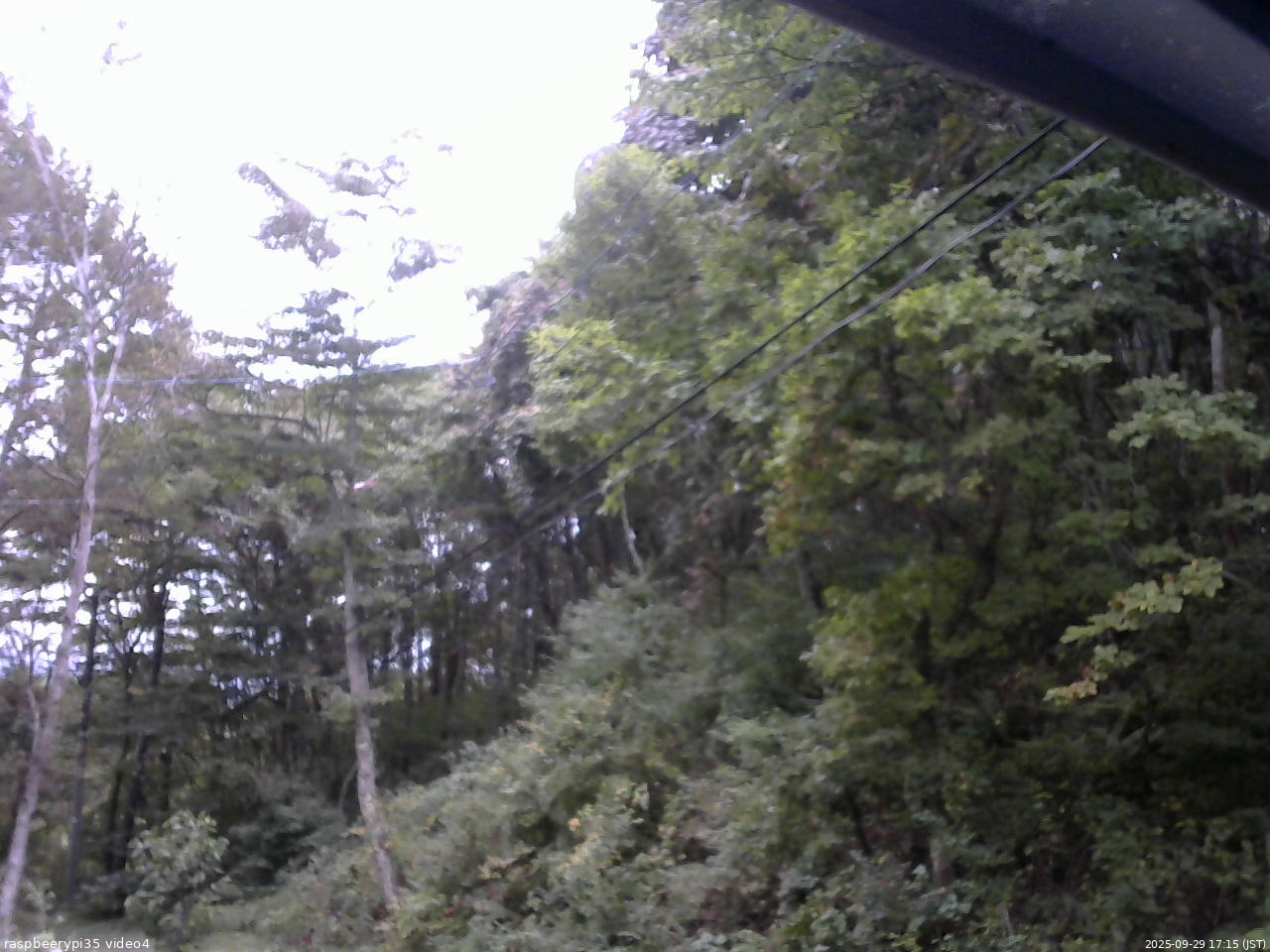 長野県菅平高原 ゆたか山荘 東側上空 2025/09/29 17:15