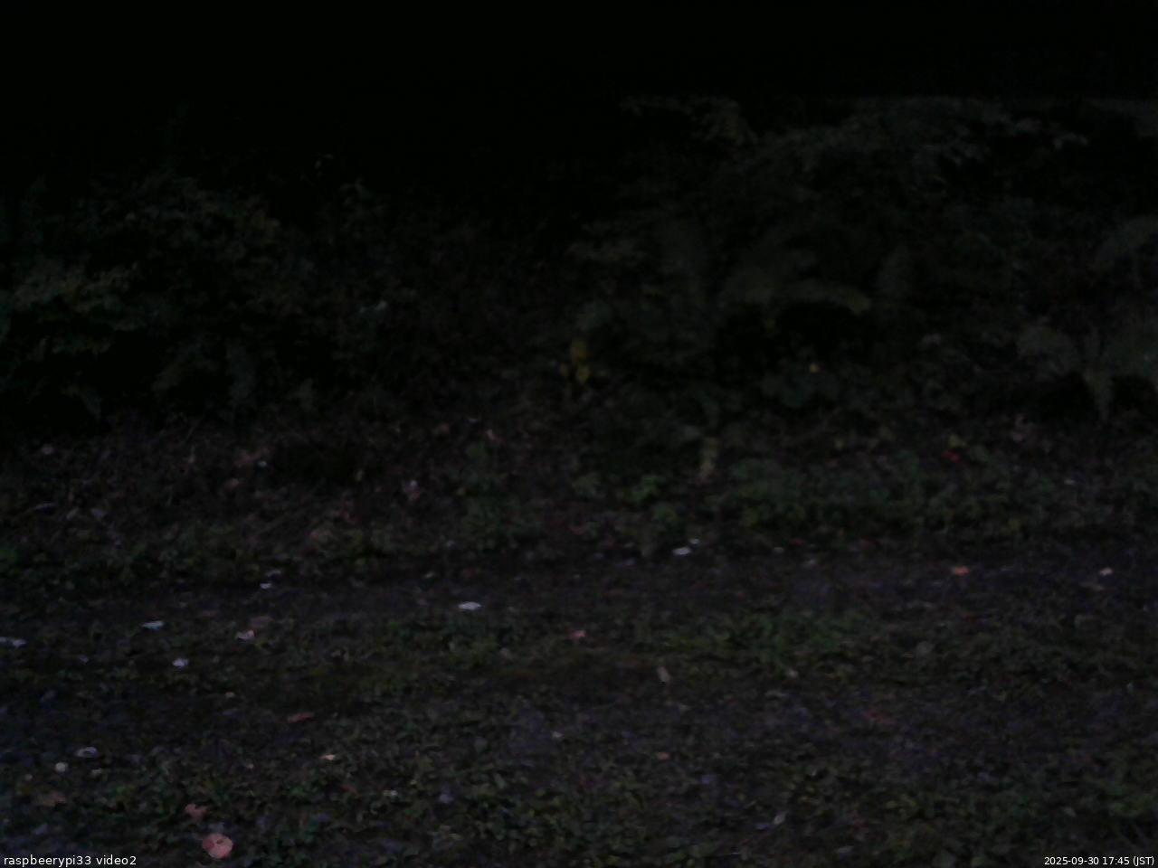 長野県菅平高原 ゆたか山荘 南側 2025/09/30 17:45