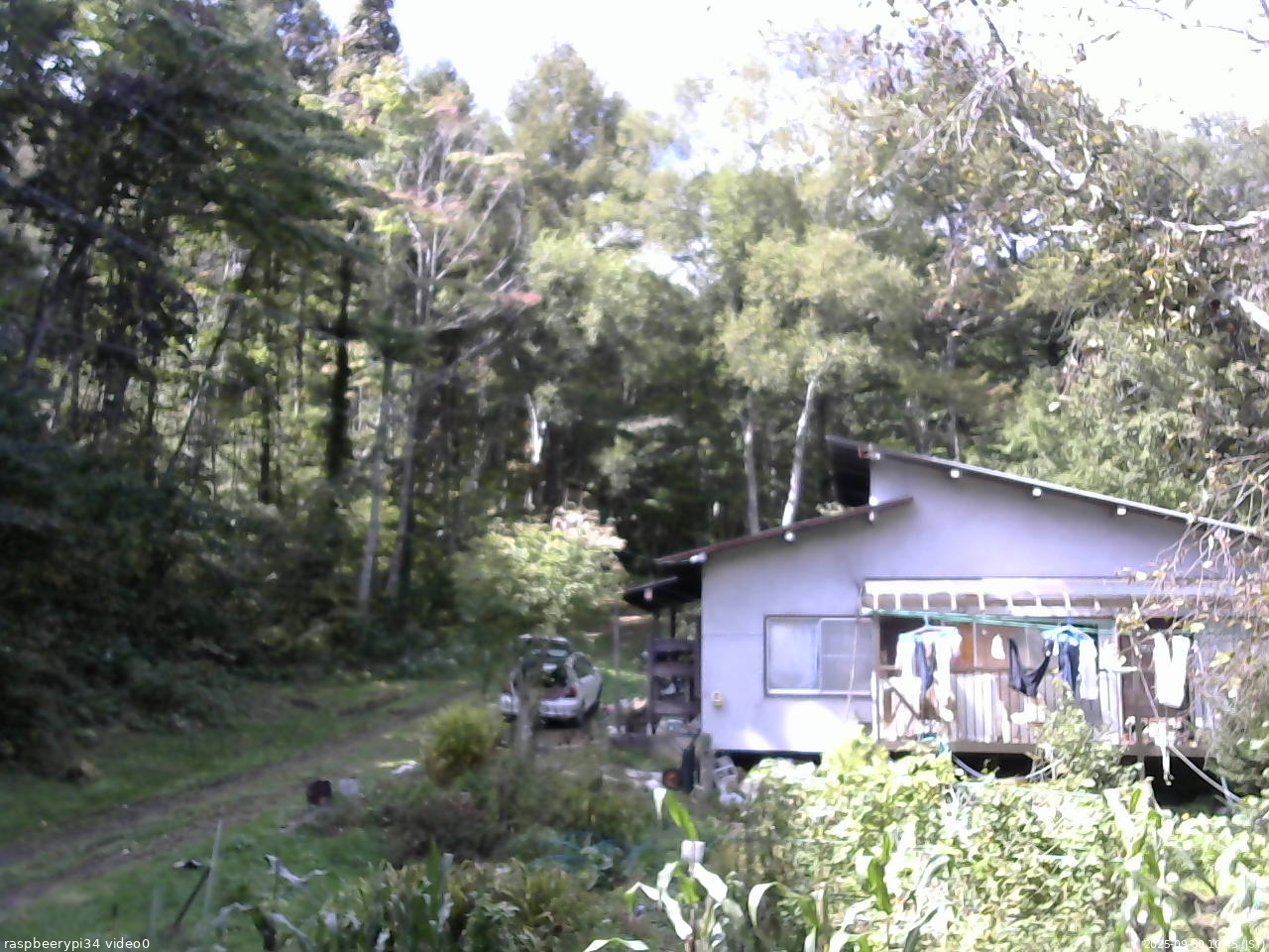 長野県菅平高原 ゆたか山荘 西側(坂上) 2025/09/30 10:45