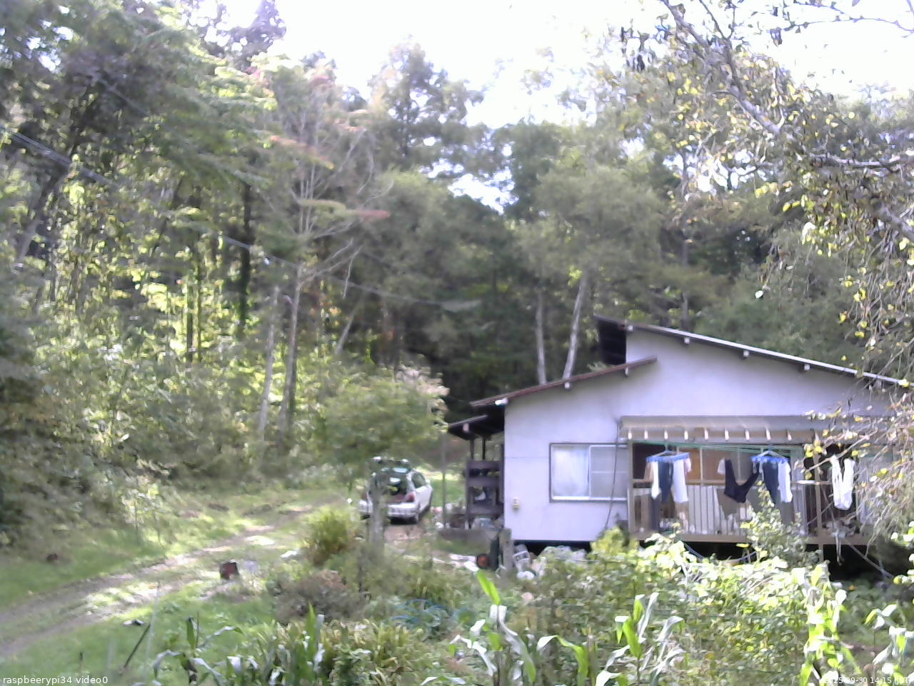 長野県菅平高原 ゆたか山荘 西側(坂上) 2025/09/30 14:15