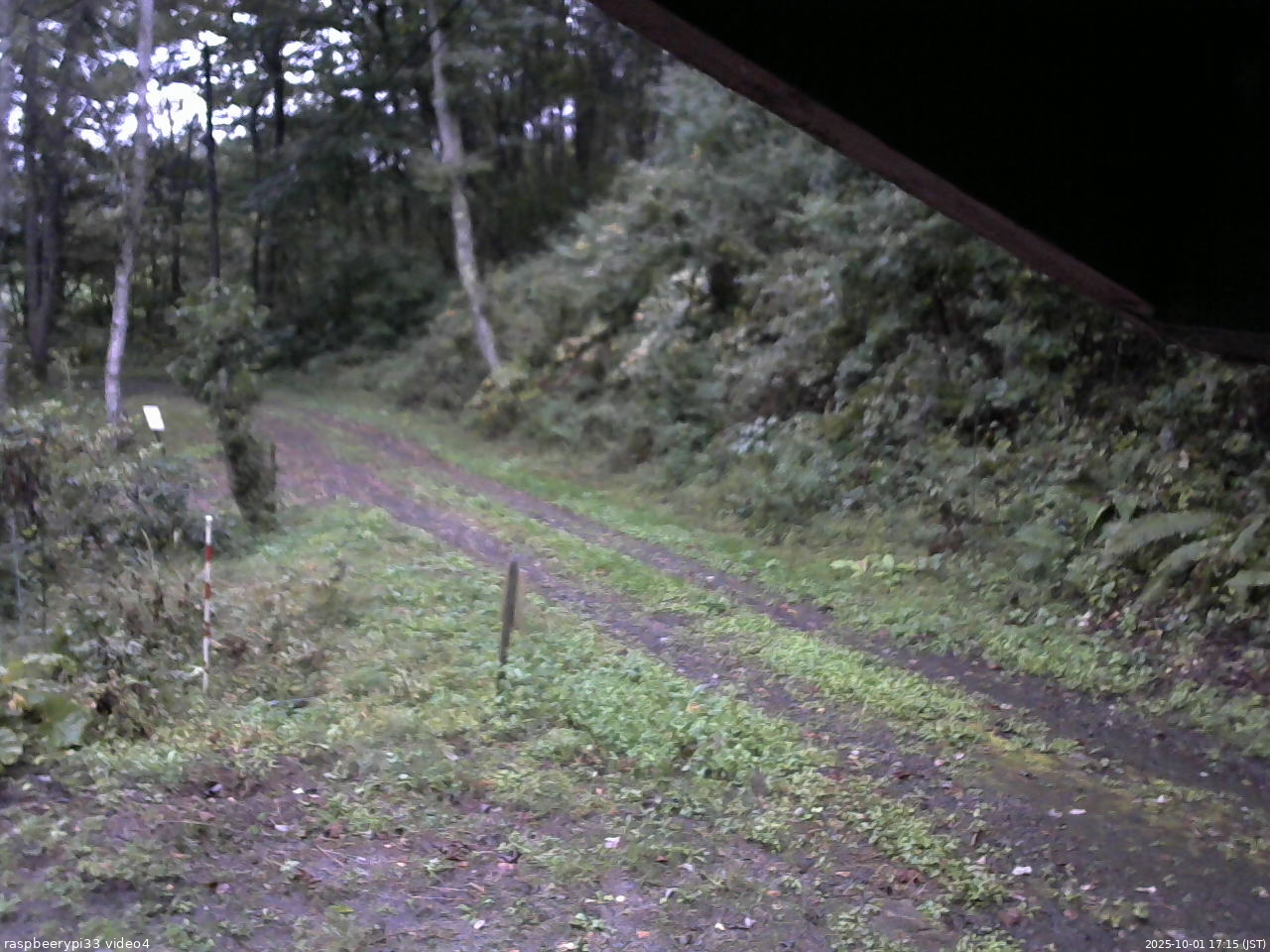 長野県菅平高原 ゆたか山荘 東側(坂下) 2025/10/01 17:15