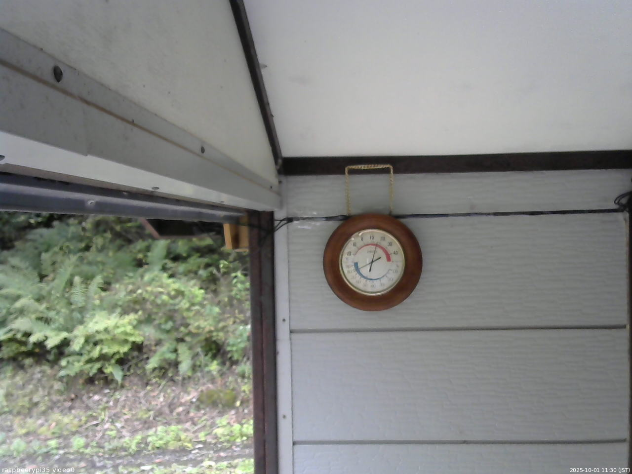 長野県菅平高原 ゆたか山荘 温度計 2025/10/01 11:30