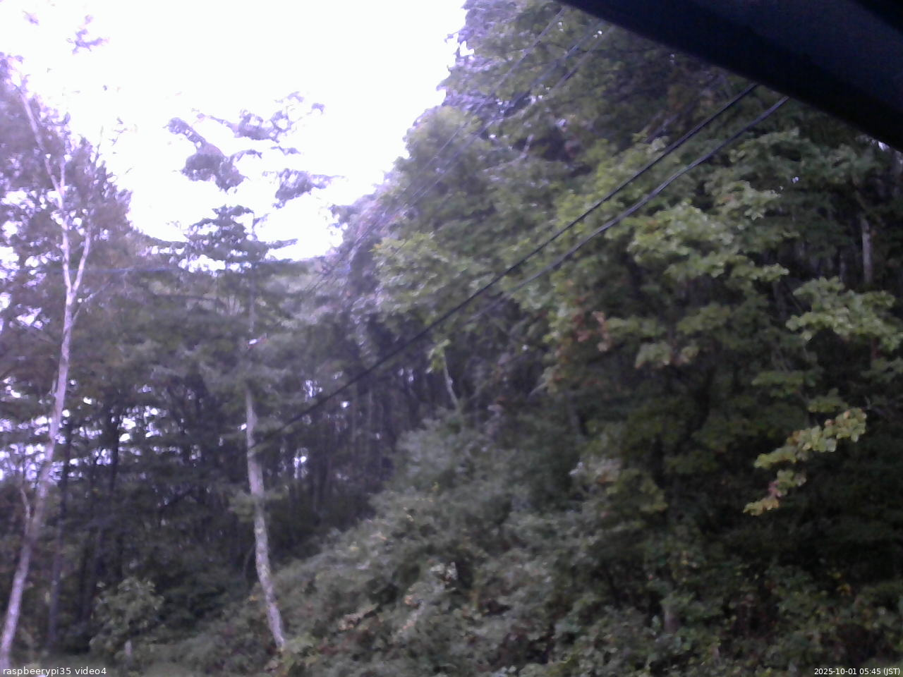長野県菅平高原 ゆたか山荘 東側上空 2025/10/01 05:45