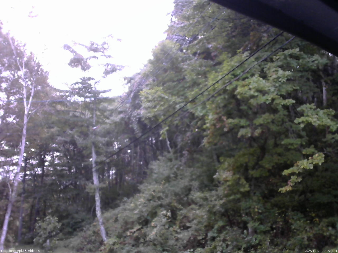 長野県菅平高原 ゆたか山荘 東側上空 2025/10/01 06:15
