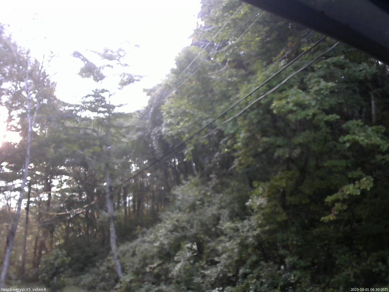長野県菅平高原 ゆたか山荘 東側上空 2025/10/01 06:30