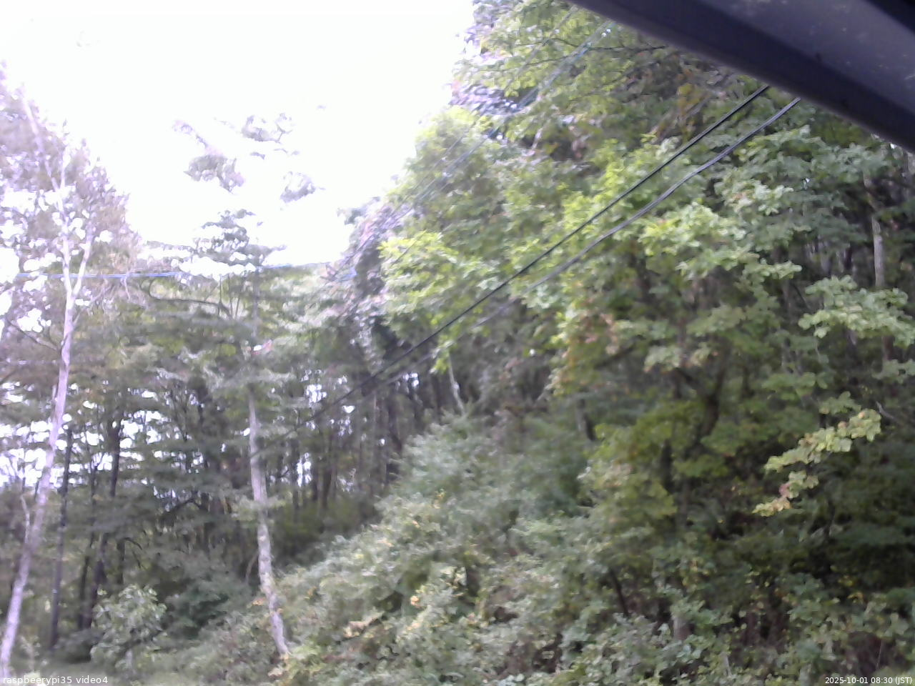 長野県菅平高原 ゆたか山荘 東側上空 2025/10/01 08:30