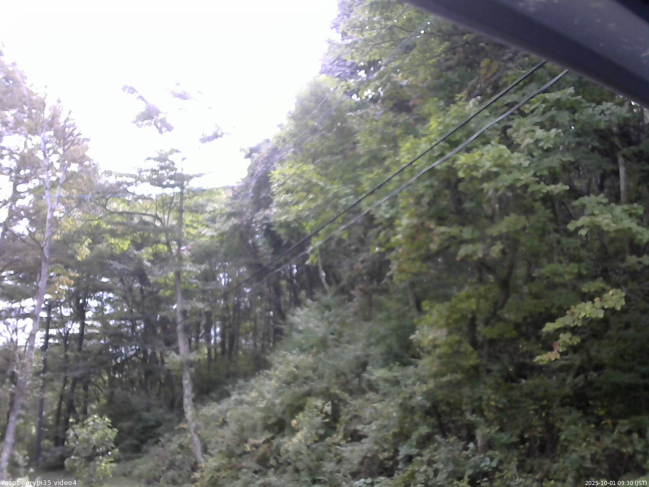 長野県菅平高原 ゆたか山荘 東側上空 2025/10/01 09:30