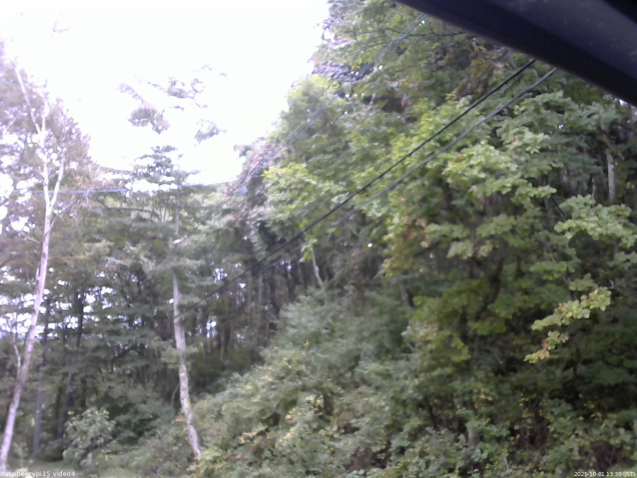長野県菅平高原 ゆたか山荘 東側上空 2025/10/01 13:30