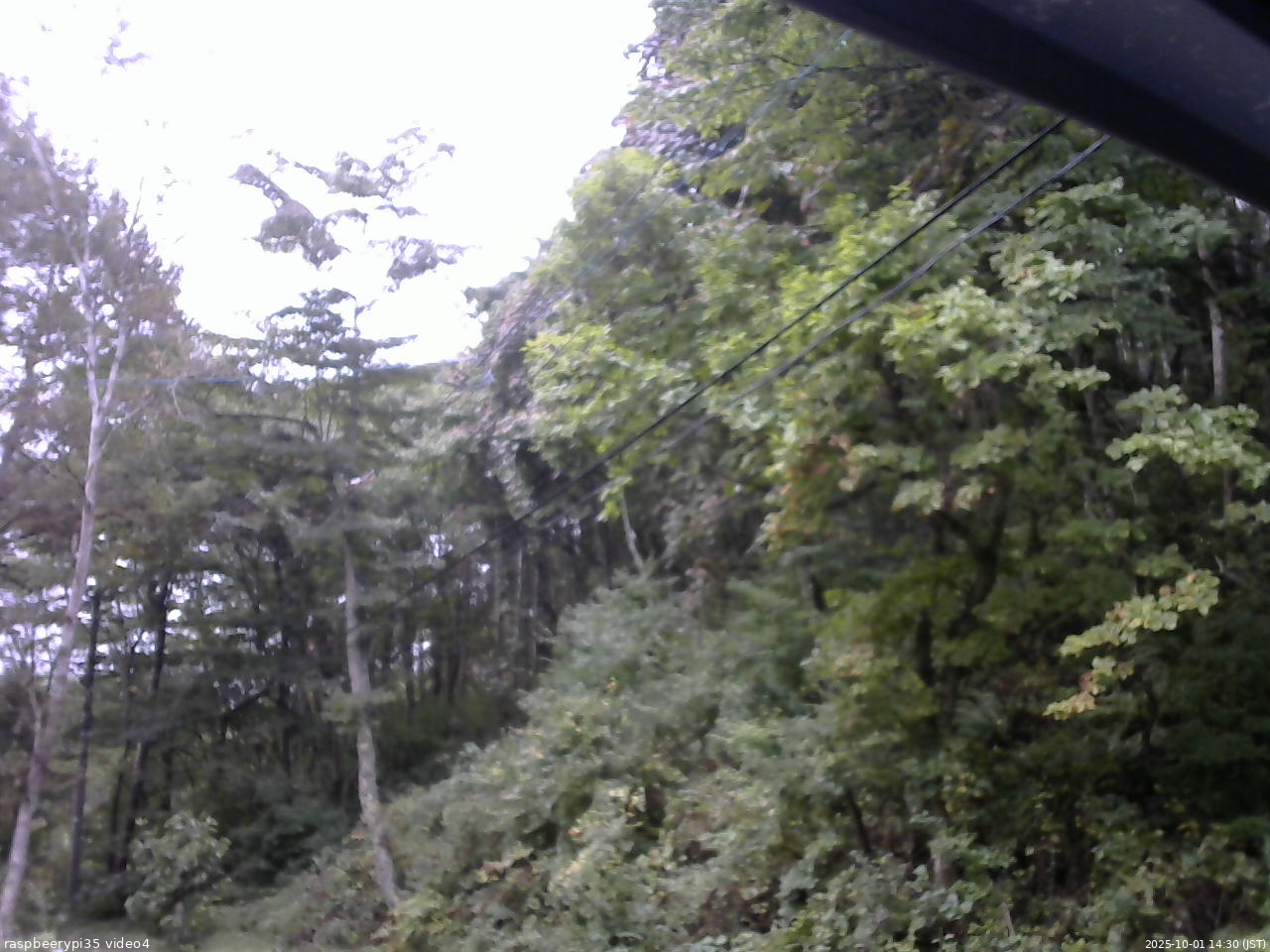 長野県菅平高原 ゆたか山荘 東側上空 2025/10/01 14:30
