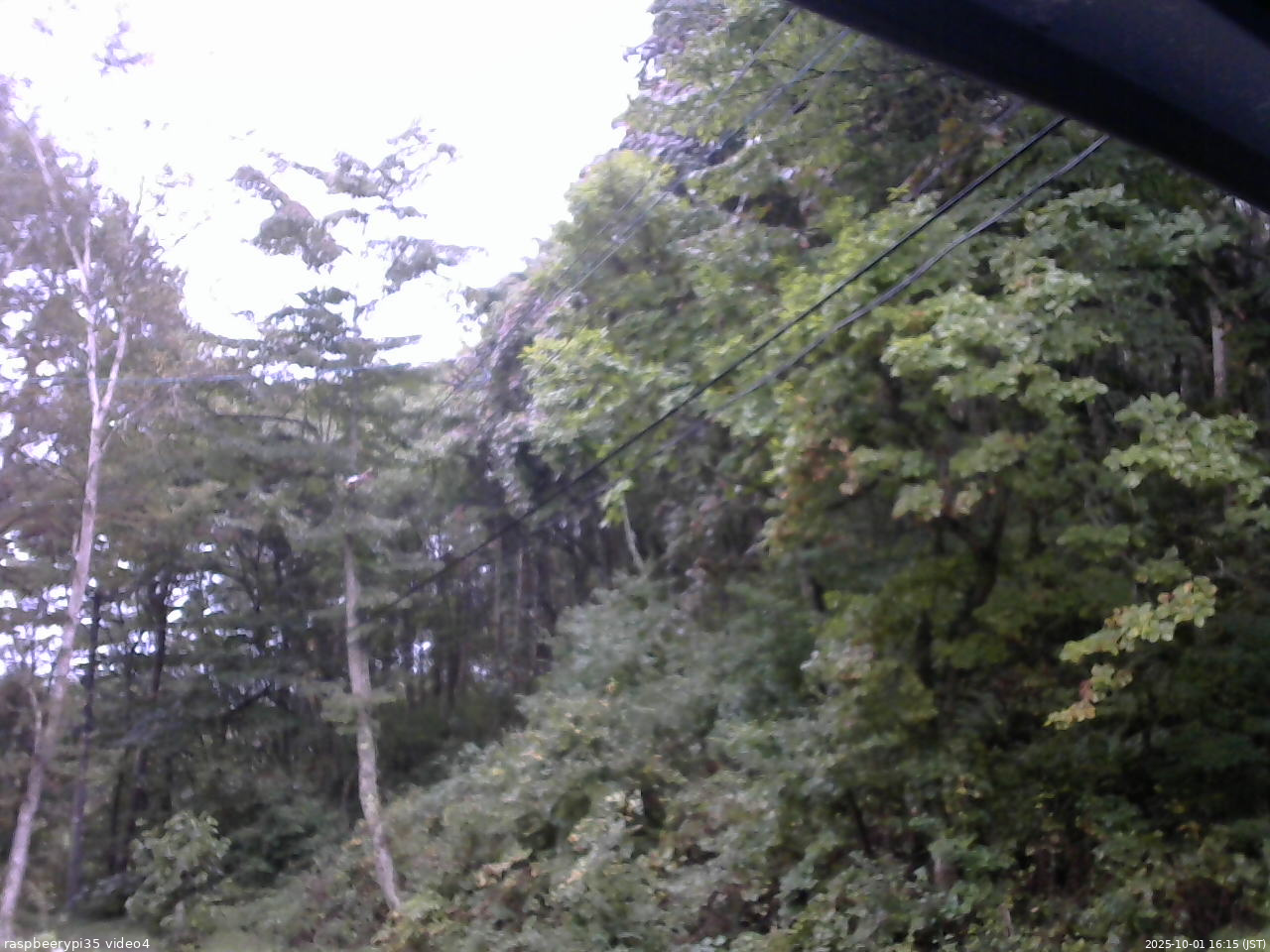 長野県菅平高原 ゆたか山荘 東側上空 2025/10/01 16:15
