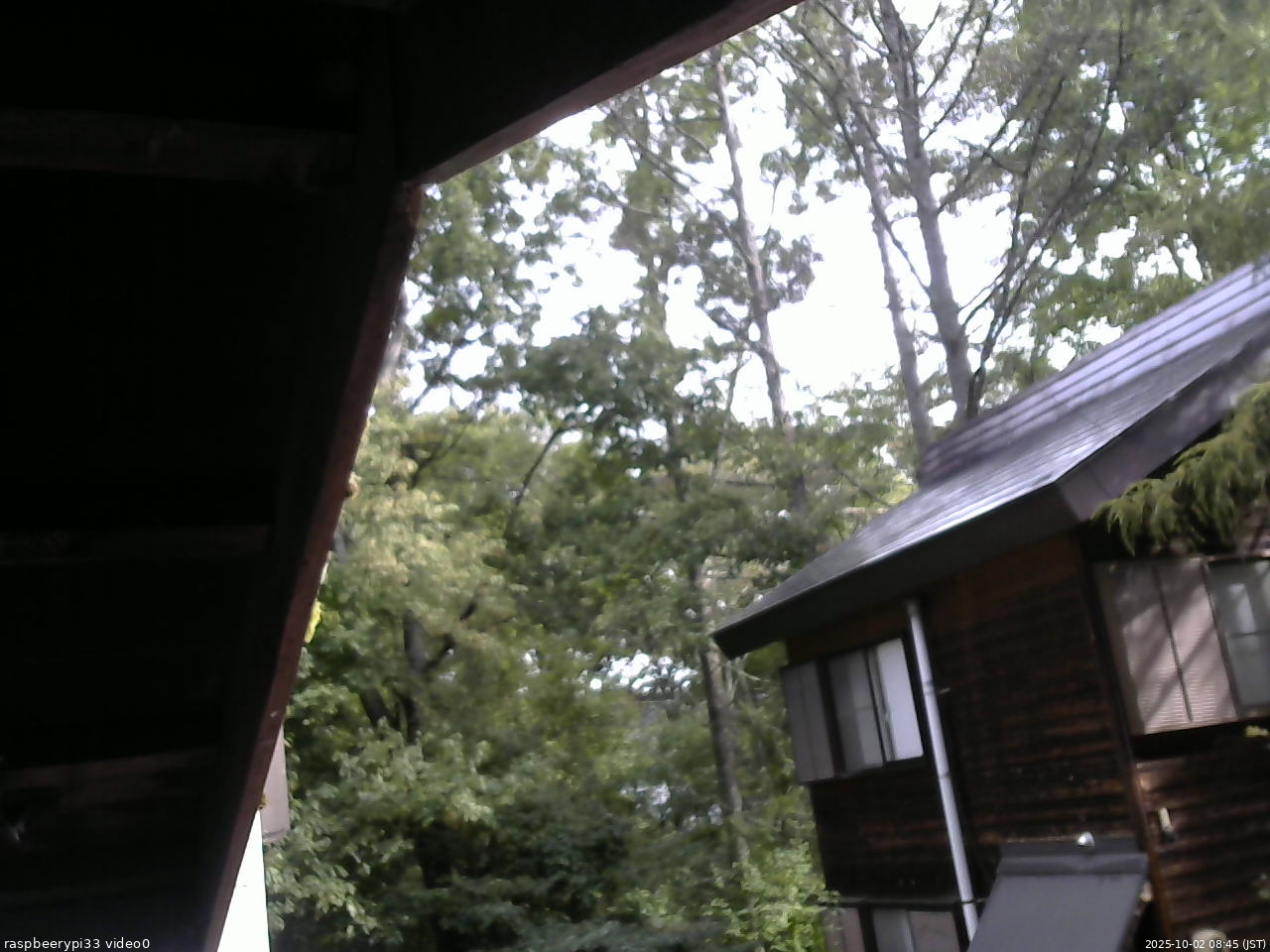 長野県菅平高原 ゆたか山荘 北側 2025/10/02 08:45
