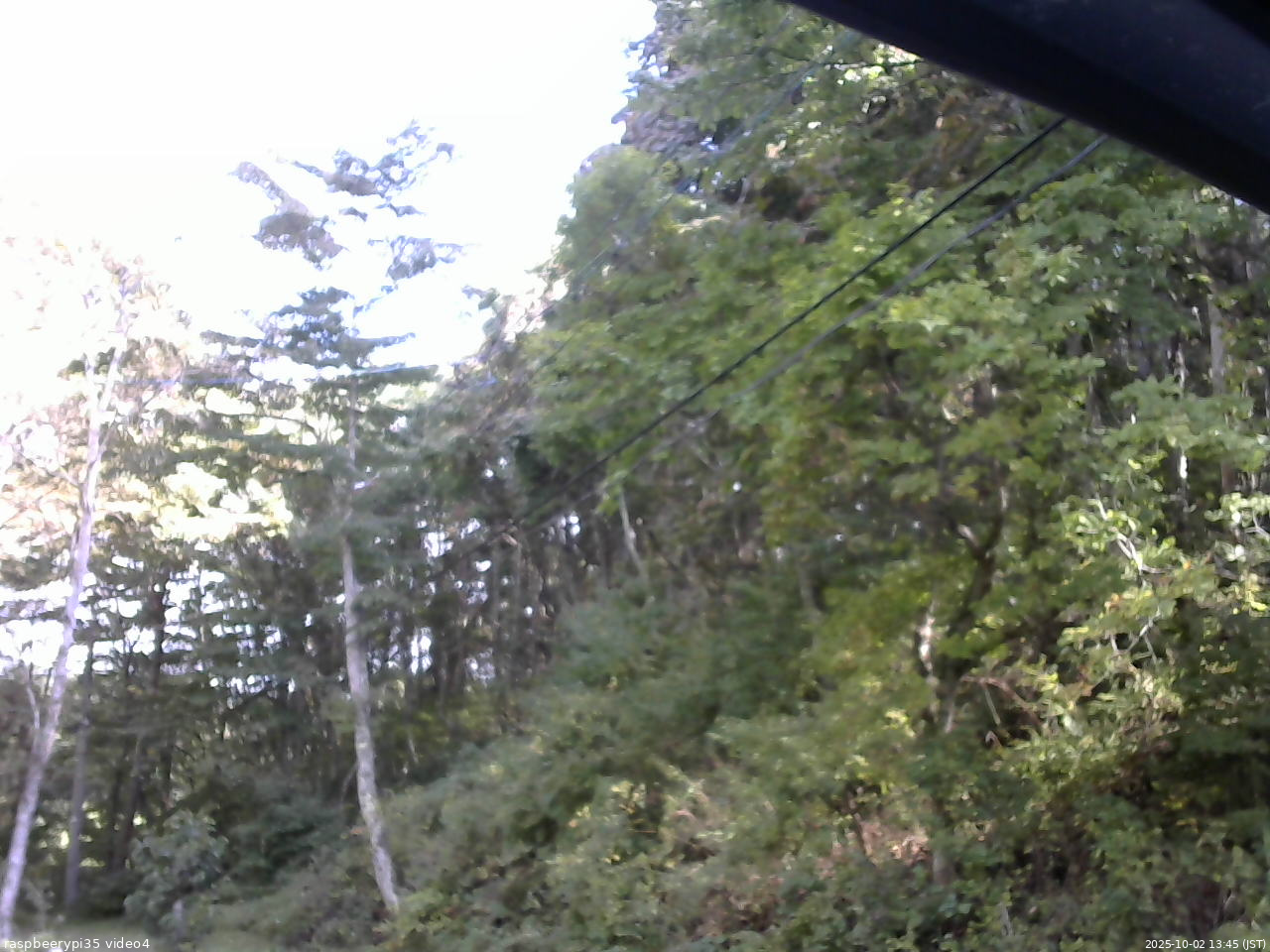 長野県菅平高原 ゆたか山荘 東側上空 2025/10/02 13:45