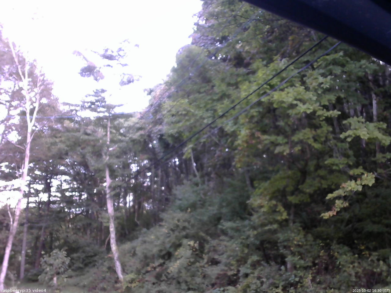 長野県菅平高原 ゆたか山荘 東側上空 2025/10/02 16:30