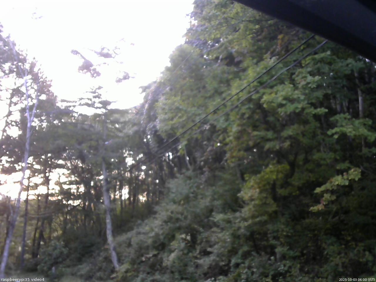 長野県菅平高原 ゆたか山荘 東側上空 2025/10/03 06:00