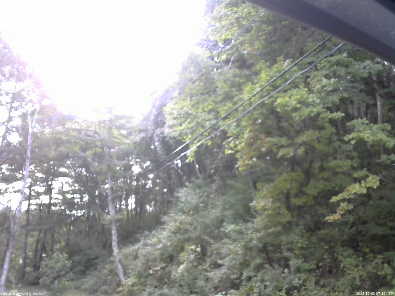 長野県菅平高原 ゆたか山荘 東側上空 2025/10/03 07:30