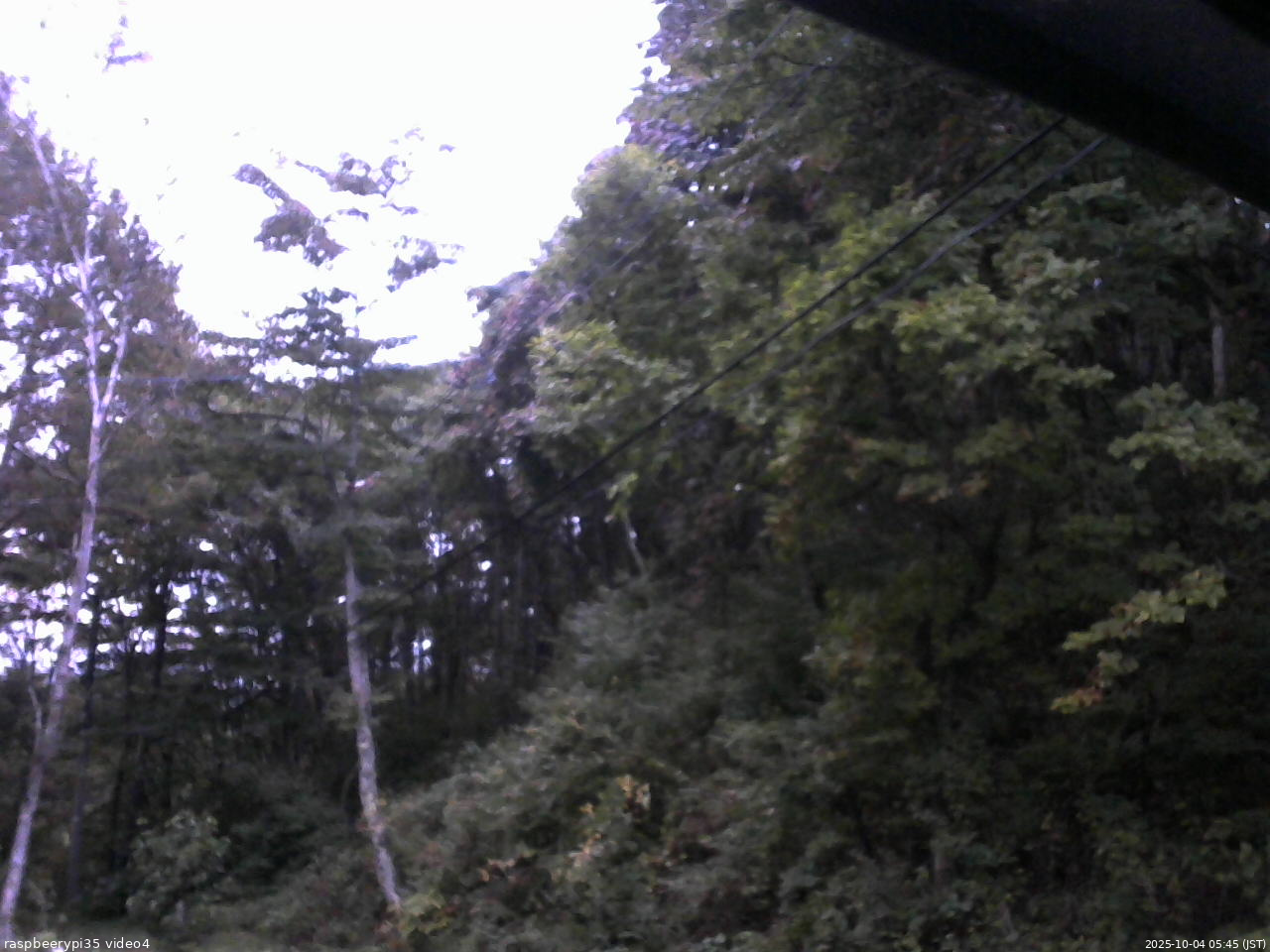 長野県菅平高原 ゆたか山荘 東側上空 2025/10/04 05:45