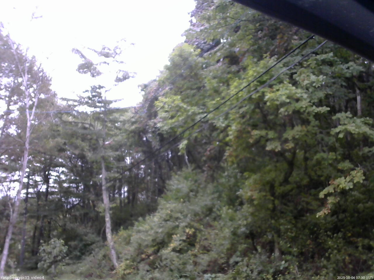 長野県菅平高原 ゆたか山荘 東側上空 2025/10/04 07:30