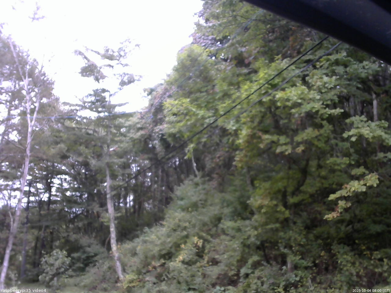 長野県菅平高原 ゆたか山荘 東側上空 2025/10/04 08:00