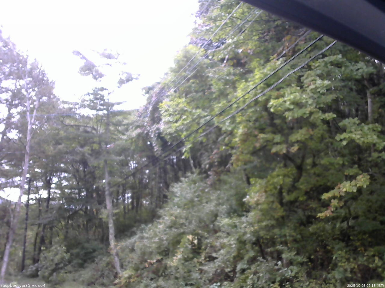 長野県菅平高原 ゆたか山荘 東側上空 2025/10/05 07:15