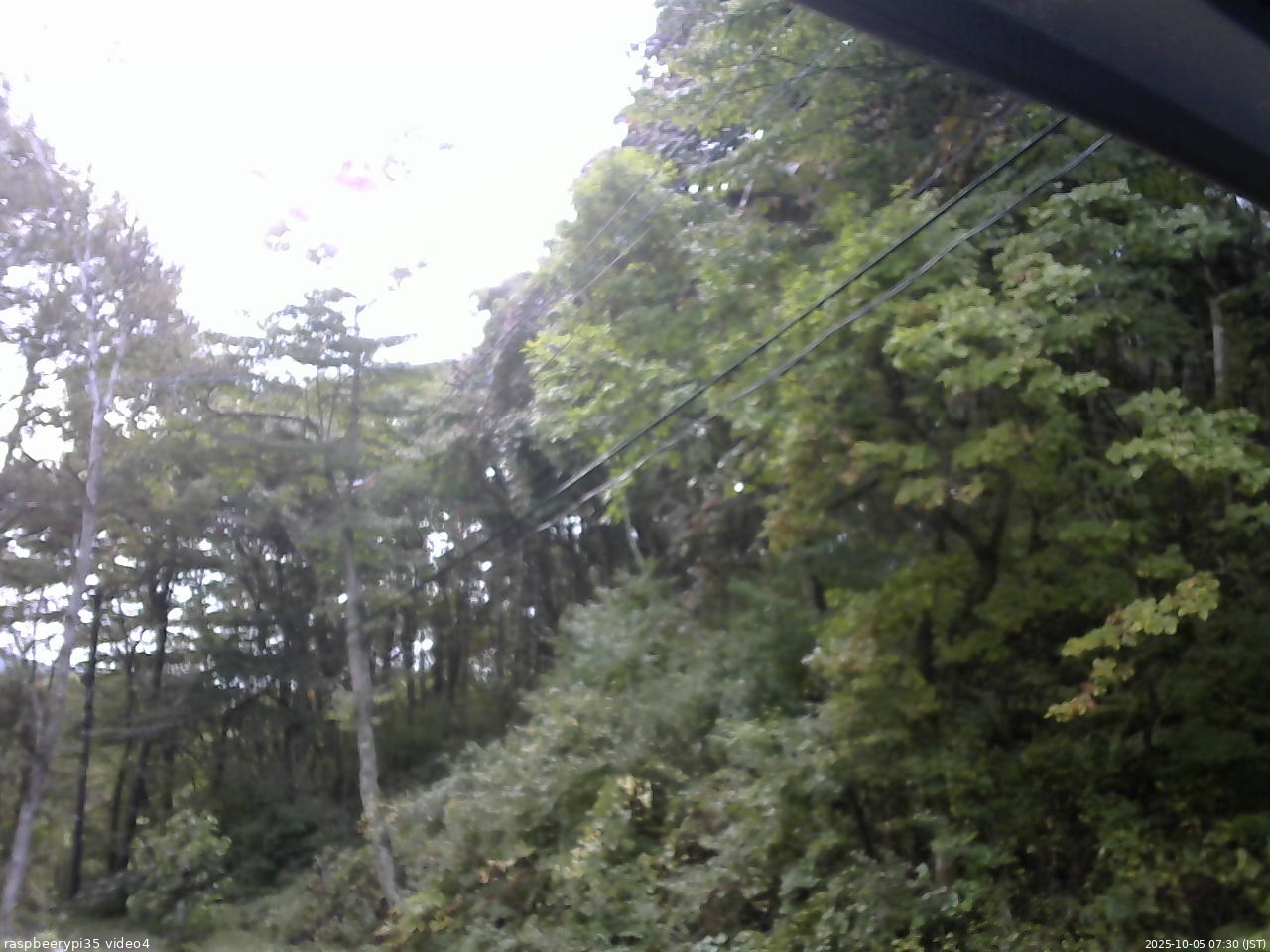 長野県菅平高原 ゆたか山荘 東側上空 2025/10/05 07:30