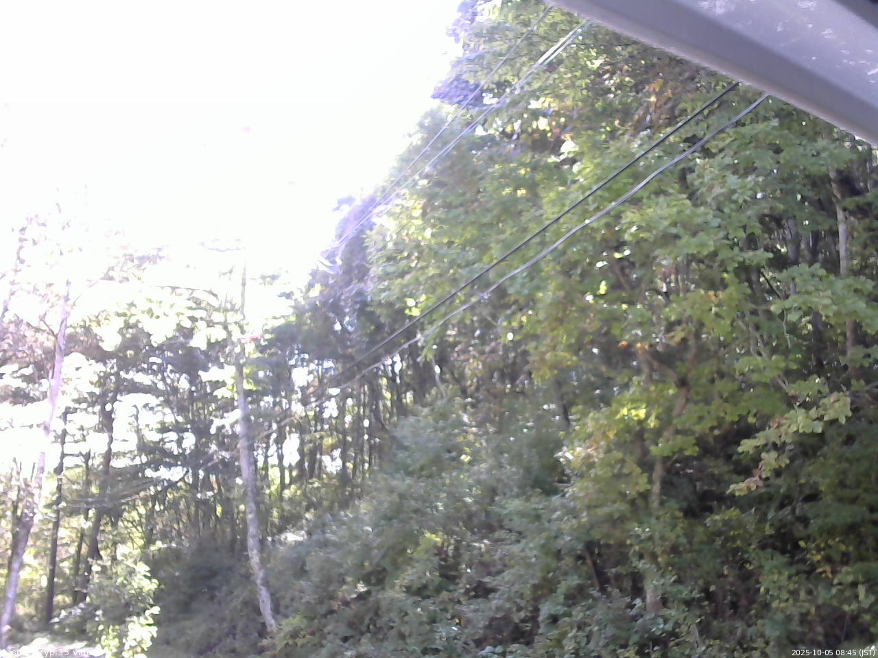 長野県菅平高原 ゆたか山荘 東側上空 2025/10/05 08:45