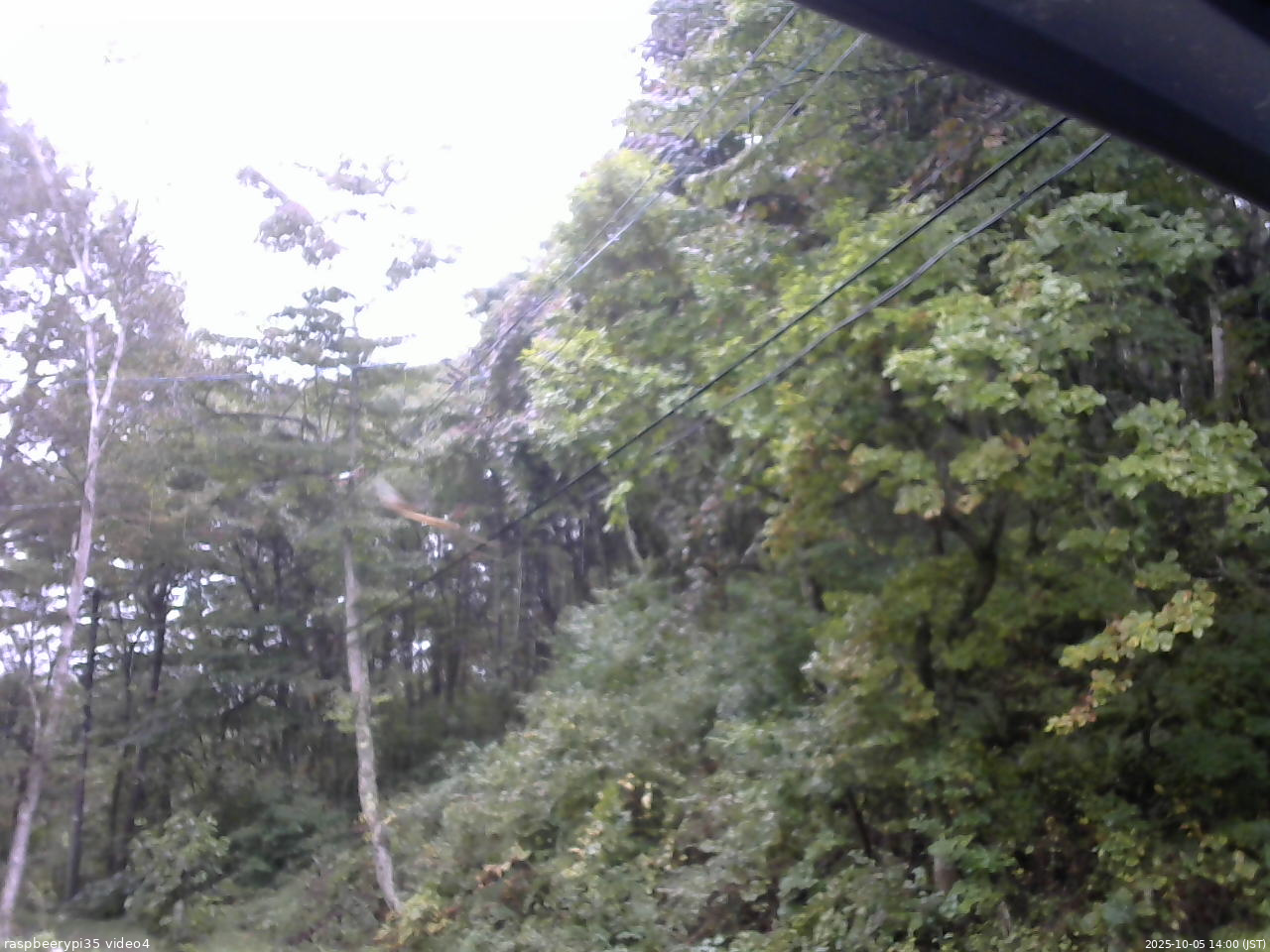 長野県菅平高原 ゆたか山荘 東側上空 2025/10/05 14:00