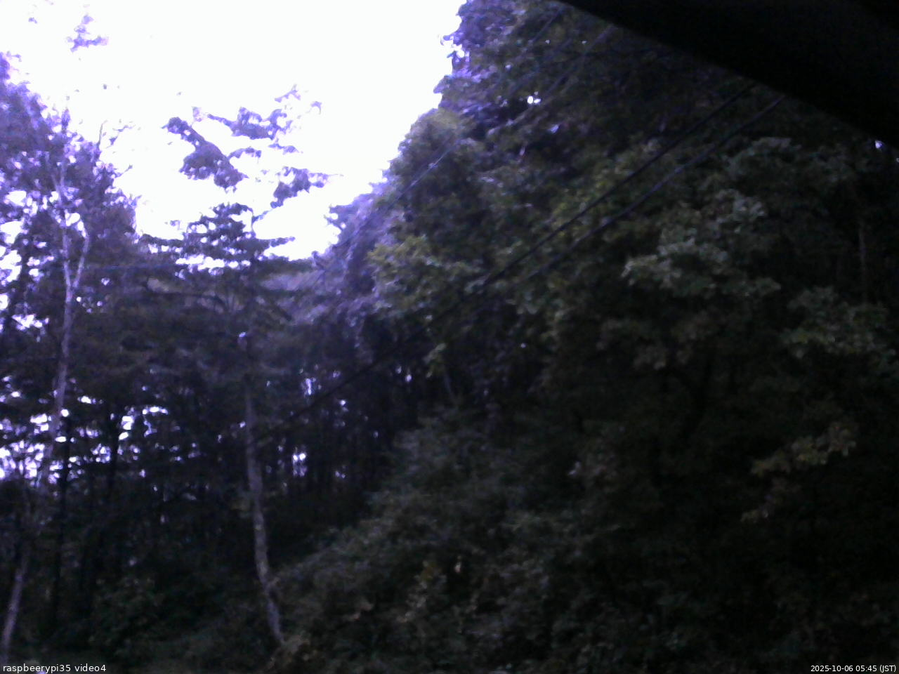 長野県菅平高原 ゆたか山荘 東側上空 2025/10/06 05:45