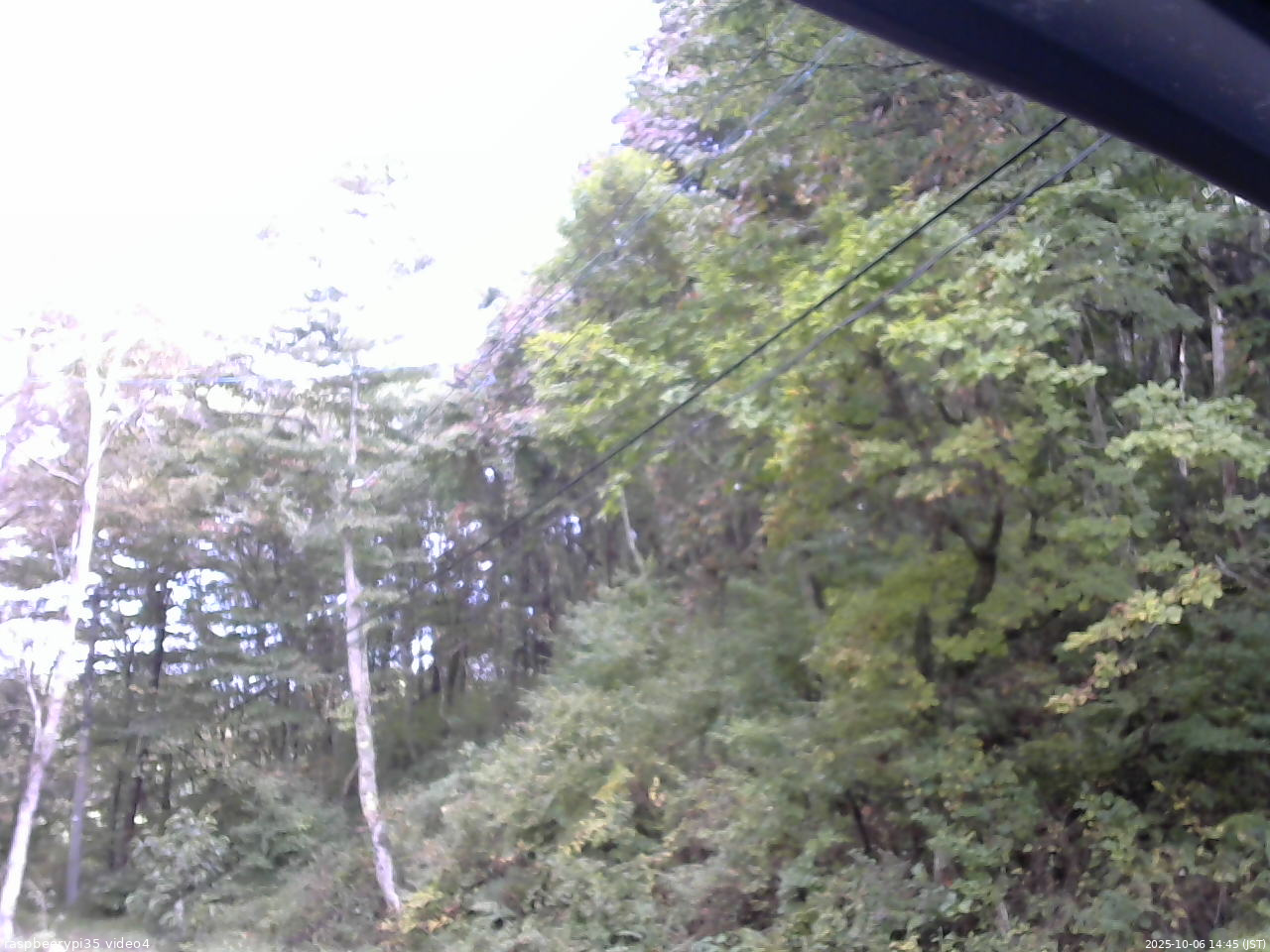 長野県菅平高原 ゆたか山荘 東側上空 2025/10/06 14:45