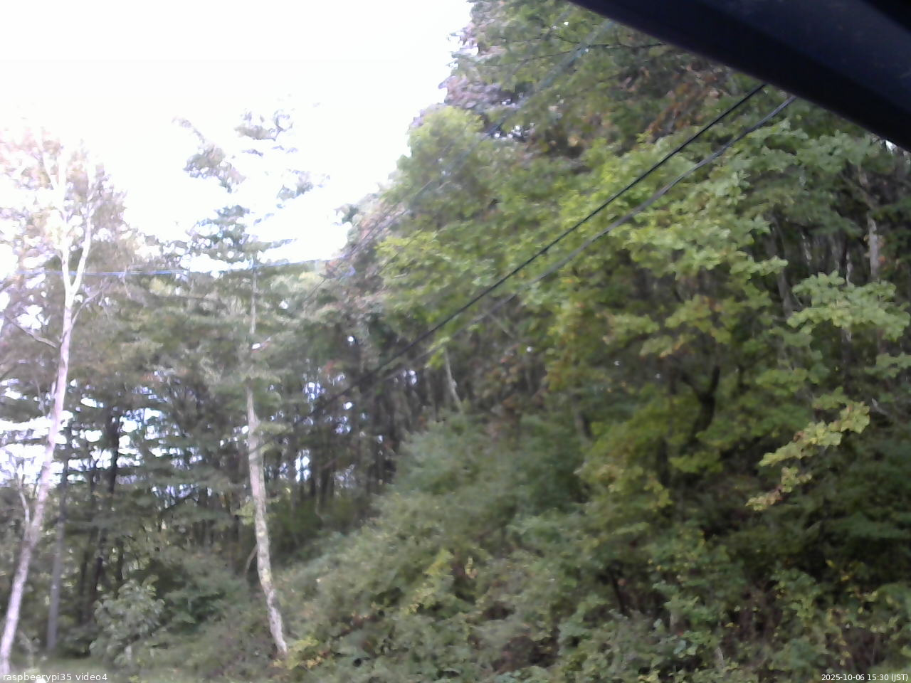 長野県菅平高原 ゆたか山荘 東側上空 2025/10/06 15:30
