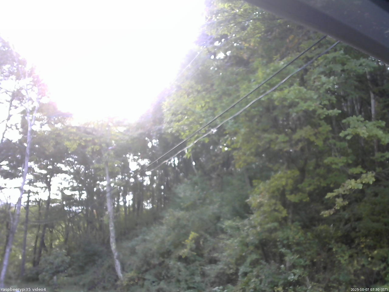 長野県菅平高原 ゆたか山荘 東側上空 2025/10/07 07:30