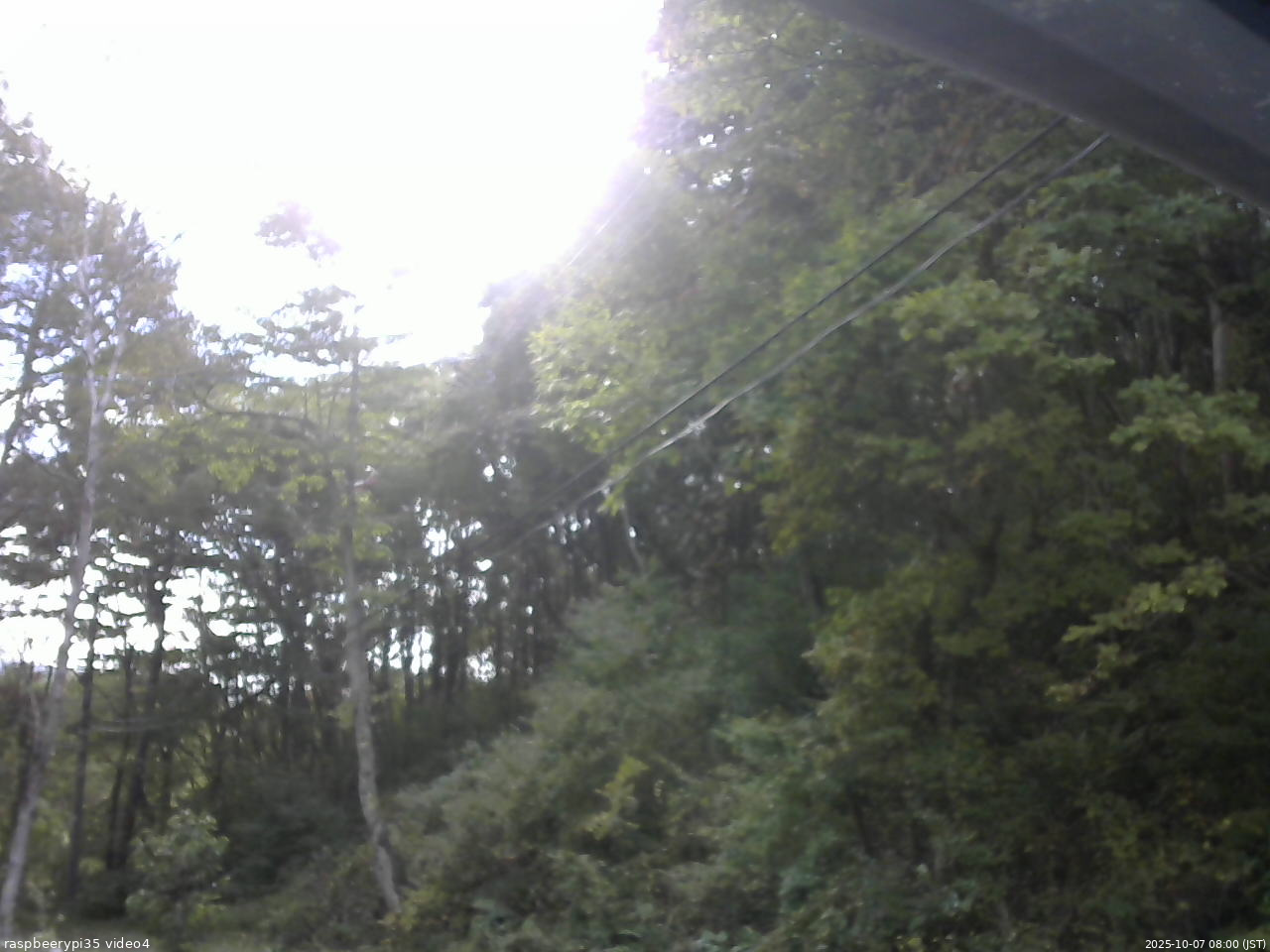 長野県菅平高原 ゆたか山荘 東側上空 2025/10/07 08:00