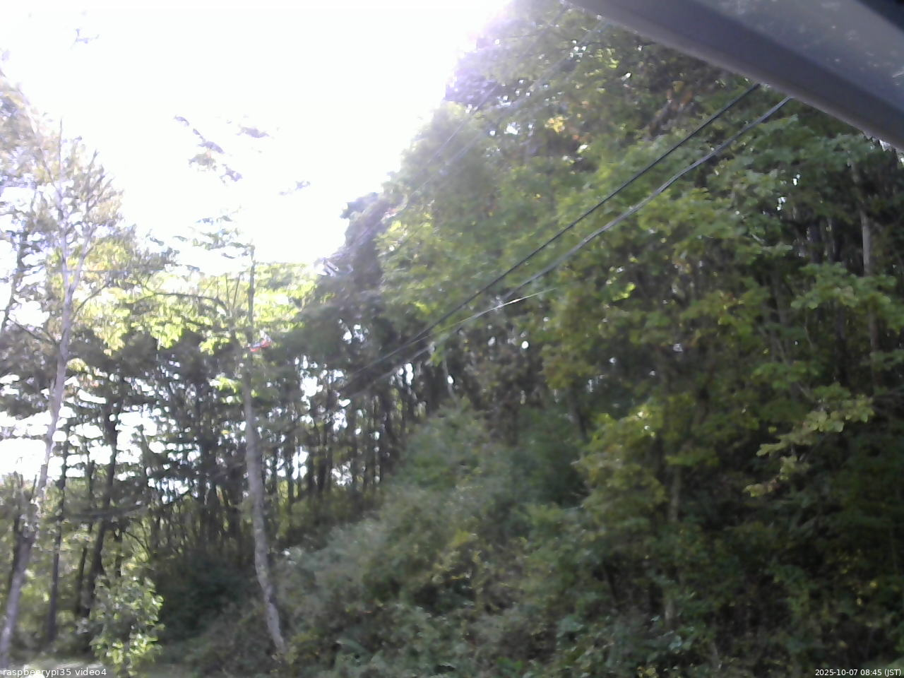 長野県菅平高原 ゆたか山荘 東側上空 2025/10/07 08:45