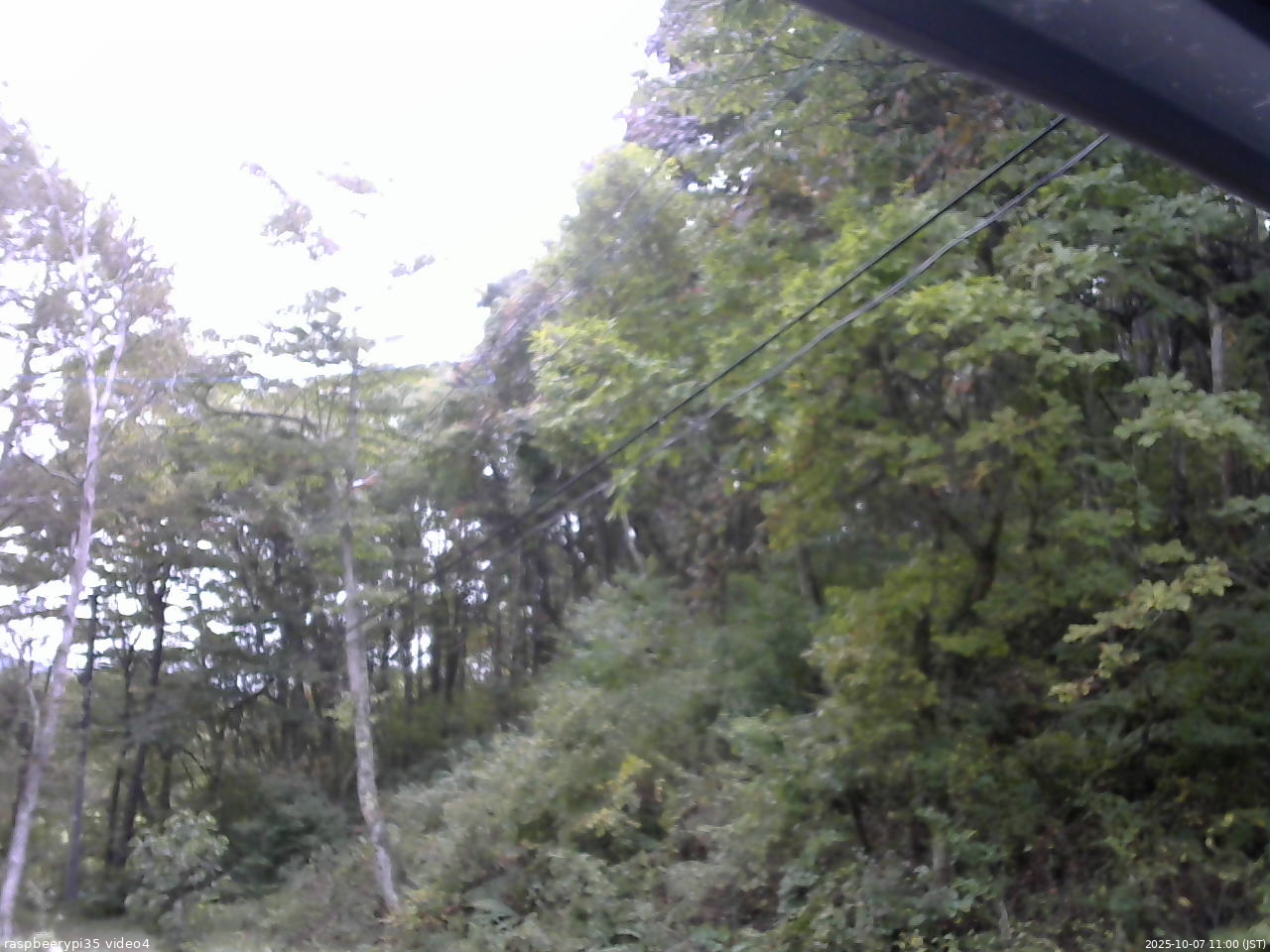 長野県菅平高原 ゆたか山荘 東側上空 2025/10/07 11:00