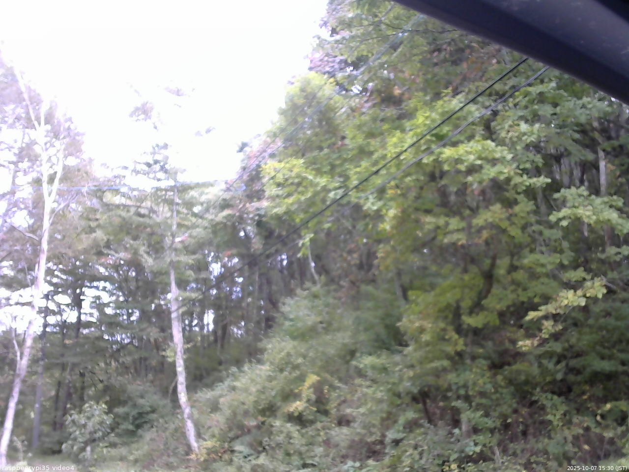 長野県菅平高原 ゆたか山荘 東側上空 2025/10/07 15:30