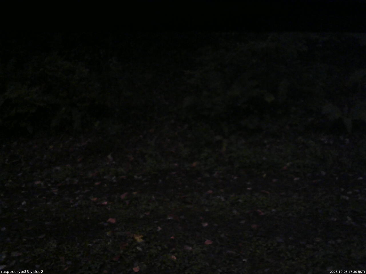 長野県菅平高原 ゆたか山荘 南側 2025/10/08 17:30