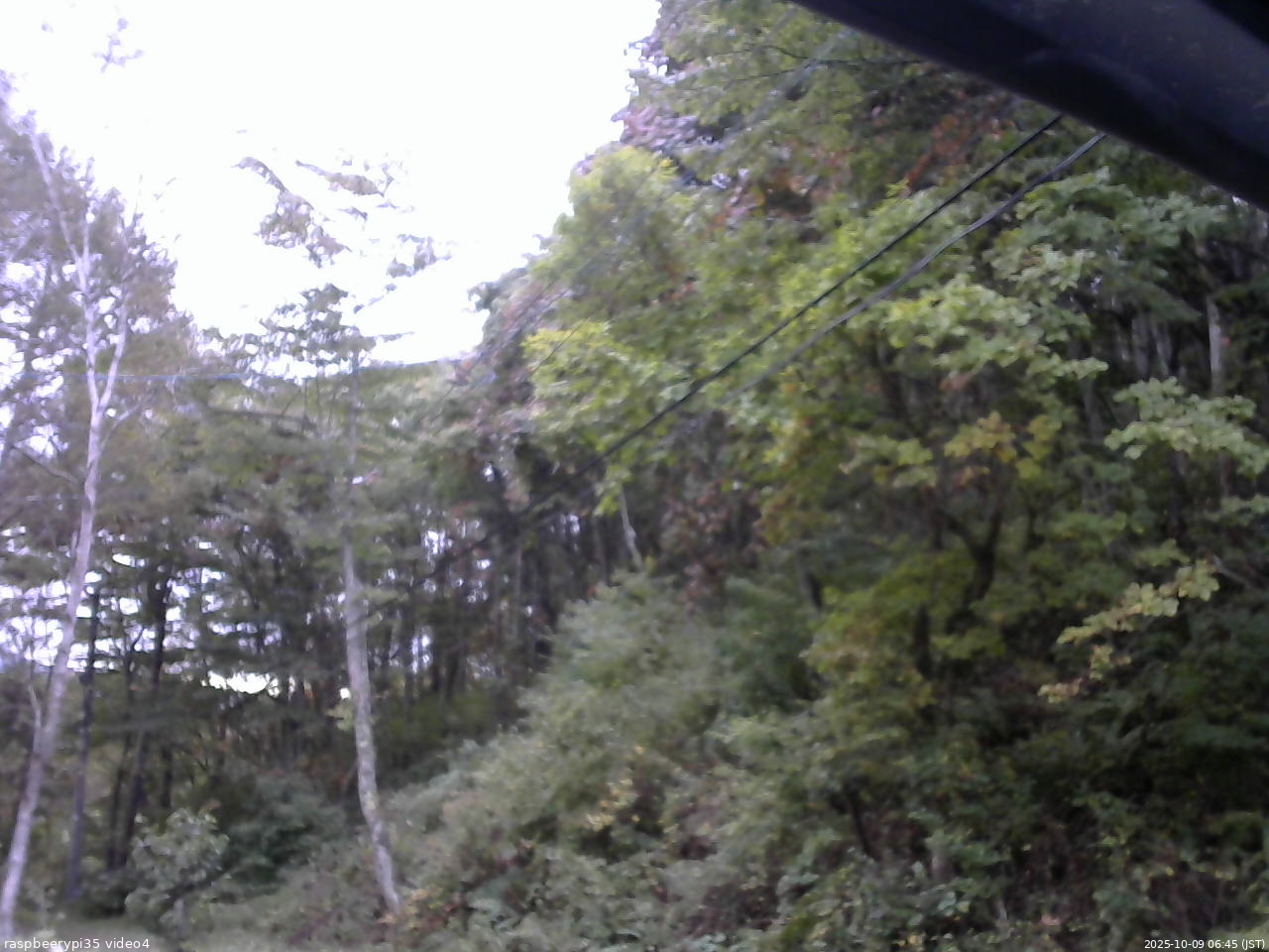 長野県菅平高原 ゆたか山荘 東側上空 2025/10/09 06:45