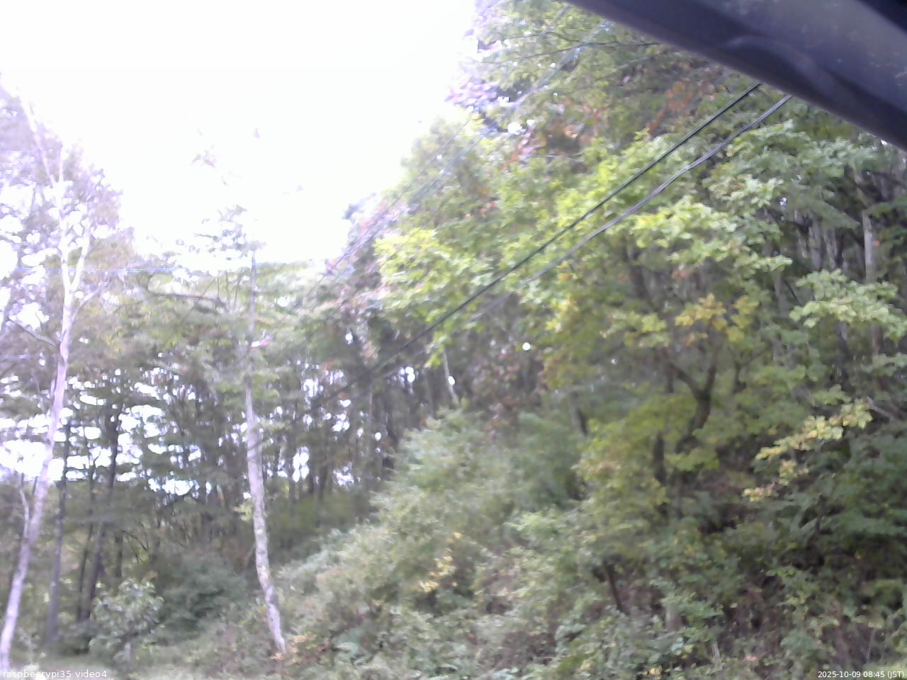 長野県菅平高原 ゆたか山荘 東側上空 2025/10/09 08:45