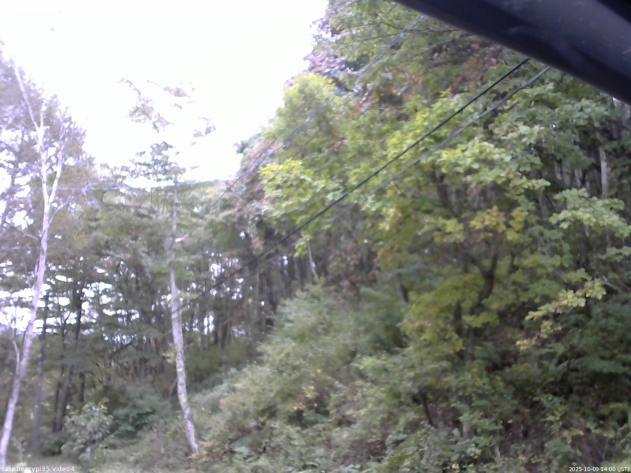 長野県菅平高原 ゆたか山荘 東側上空 2025/10/09 14:00