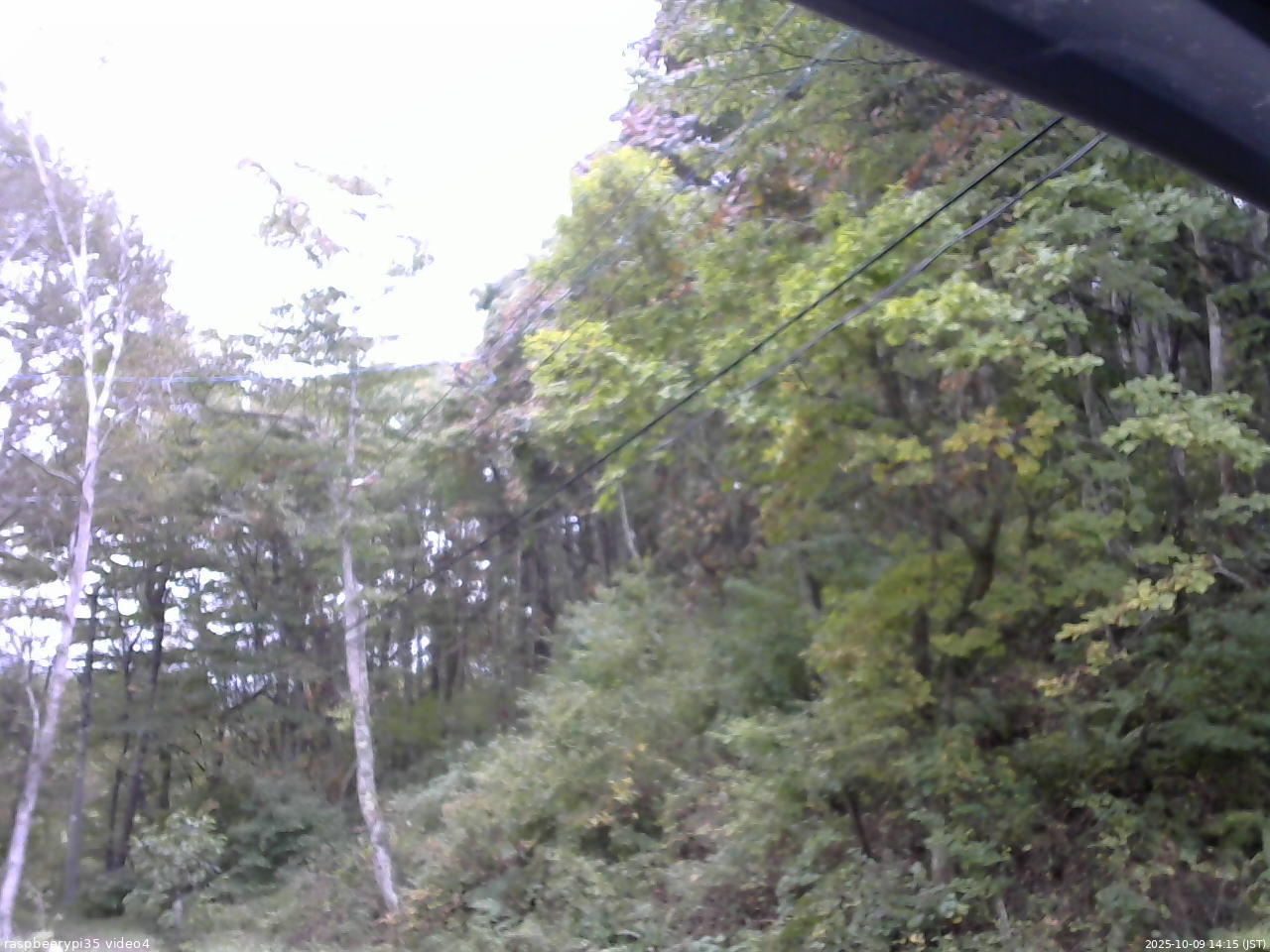 長野県菅平高原 ゆたか山荘 東側上空 2025/10/09 14:15