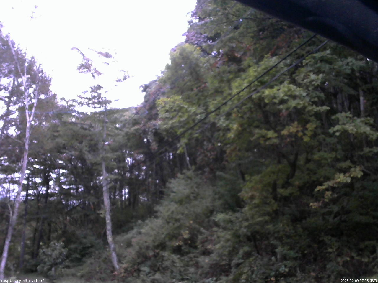 長野県菅平高原 ゆたか山荘 東側上空 2025/10/09 17:15