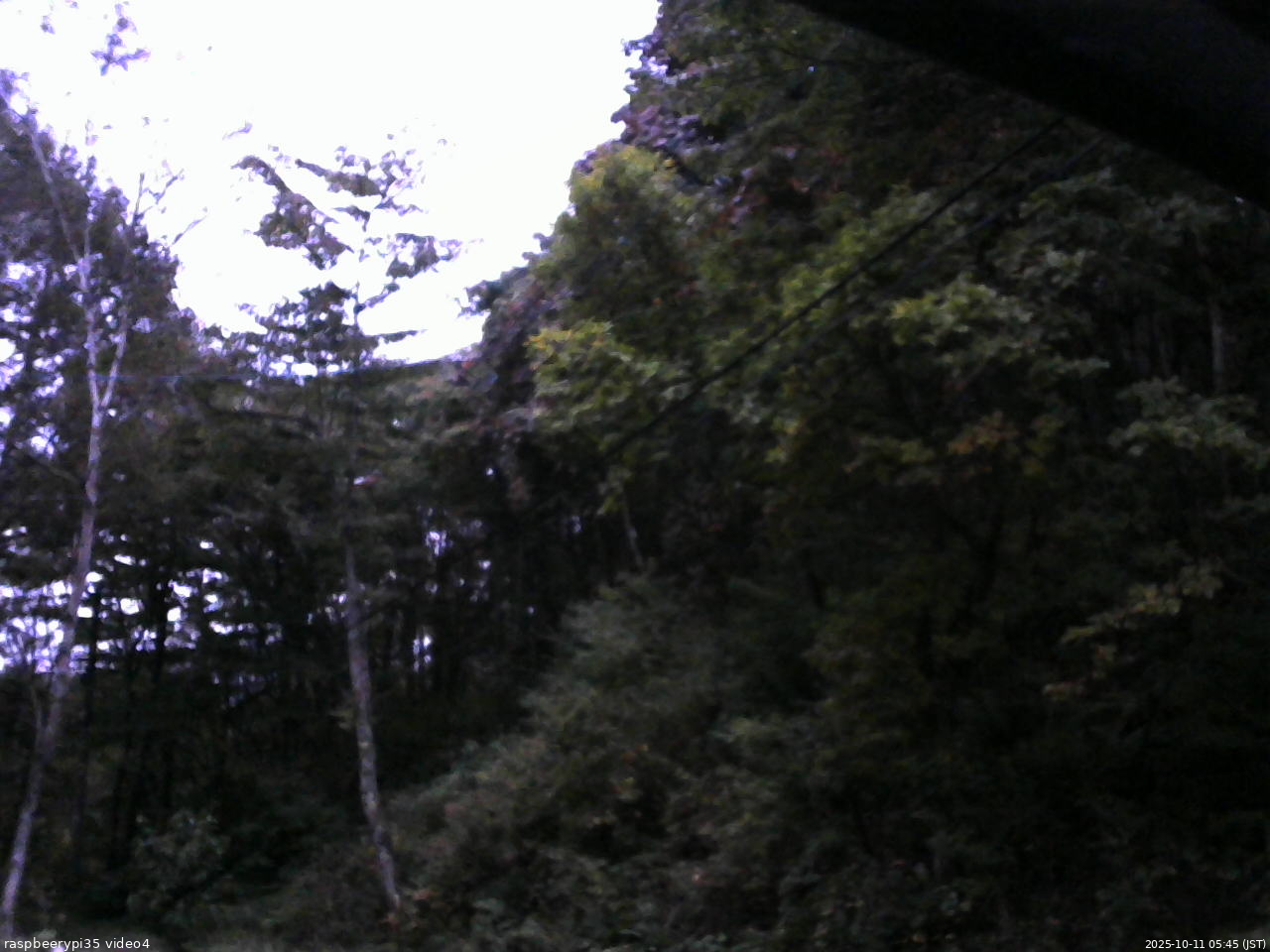 長野県菅平高原 ゆたか山荘 東側上空 2025/10/11 05:45