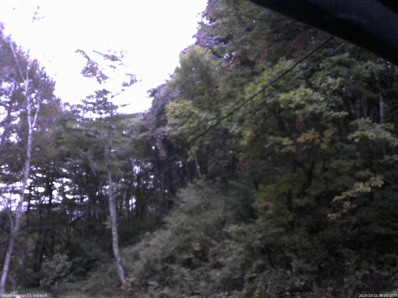 長野県菅平高原 ゆたか山荘 東側上空 2025/10/11 06:00