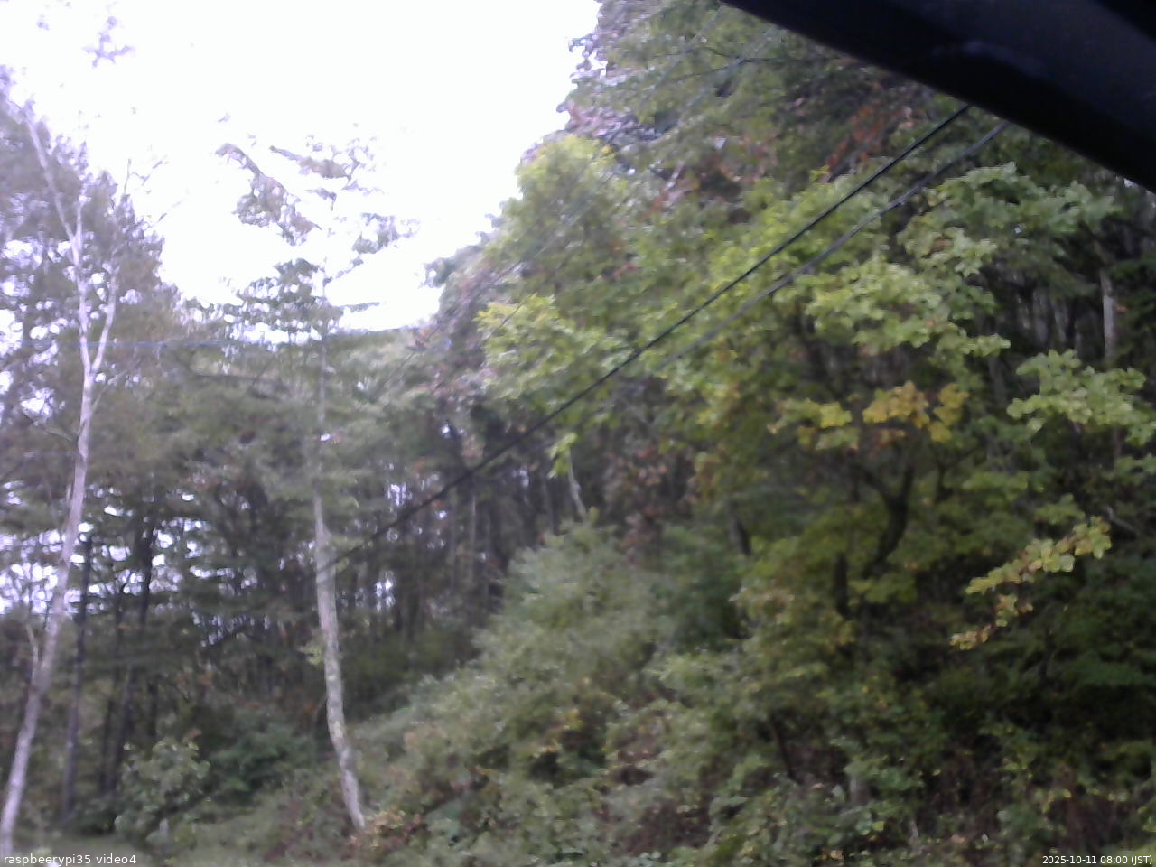 長野県菅平高原 ゆたか山荘 東側上空 2025/10/11 08:00