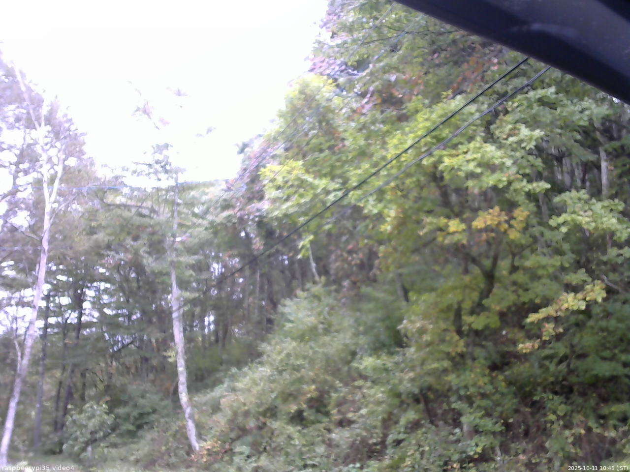 長野県菅平高原 ゆたか山荘 東側上空 2025/10/11 10:45