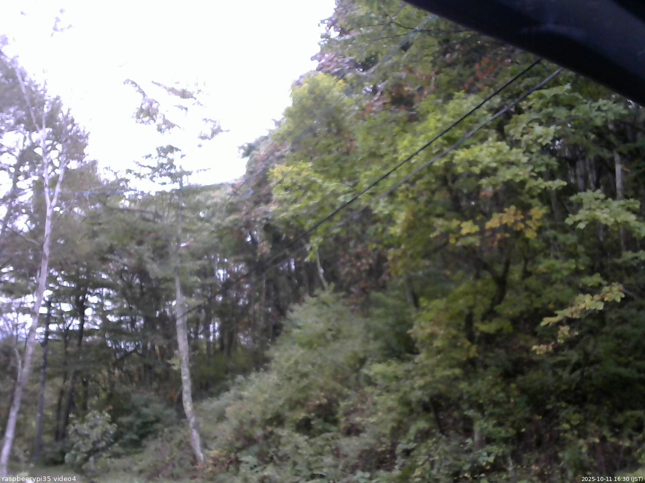 長野県菅平高原 ゆたか山荘 東側上空 2025/10/11 16:30