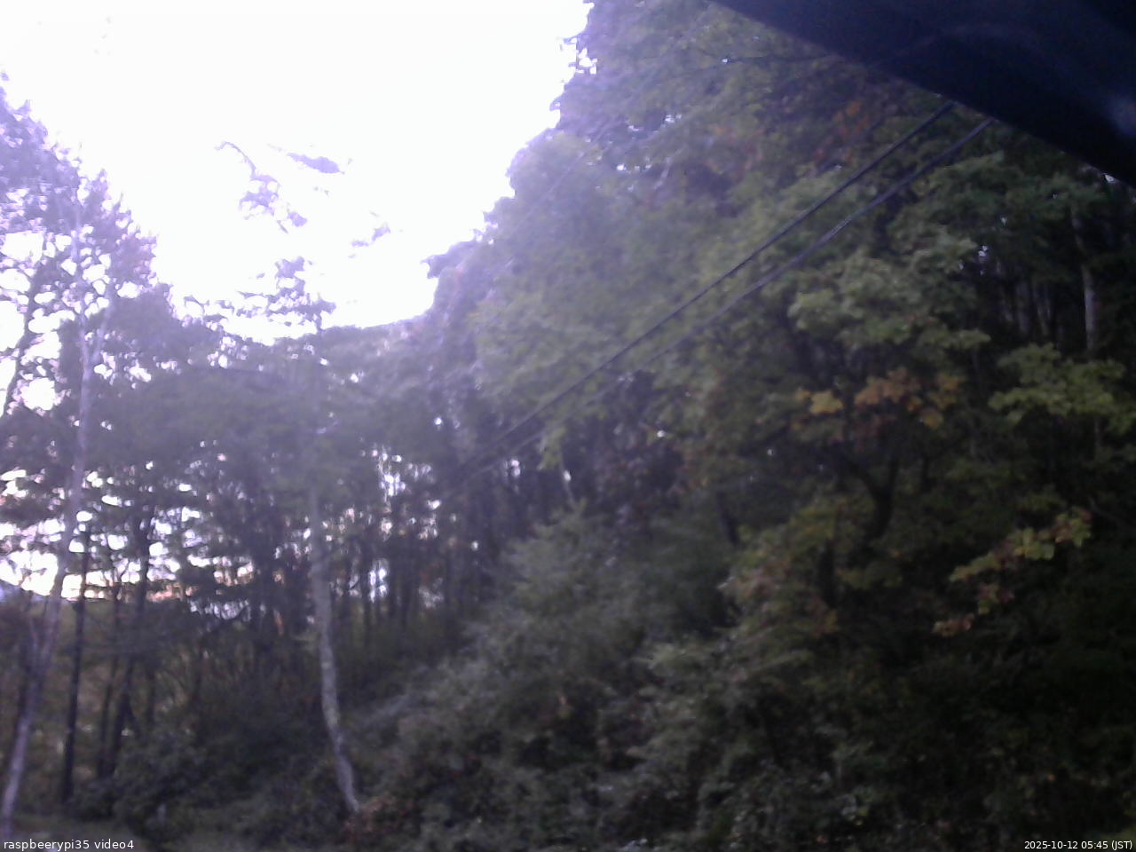 長野県菅平高原 ゆたか山荘 東側上空 2025/10/12 05:45