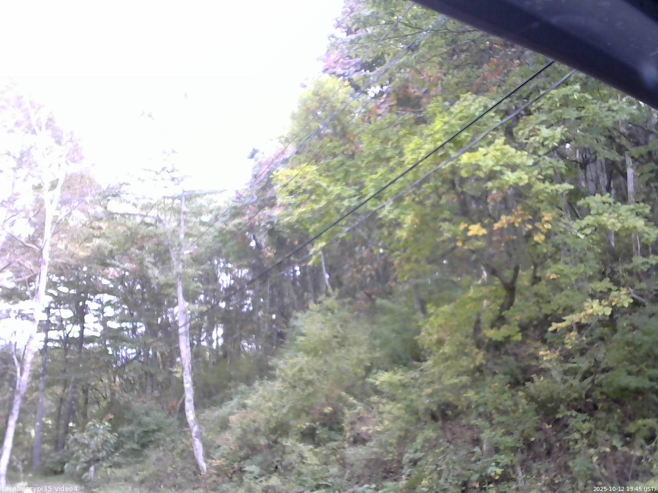 長野県菅平高原 ゆたか山荘 東側上空 2025/10/12 13:45