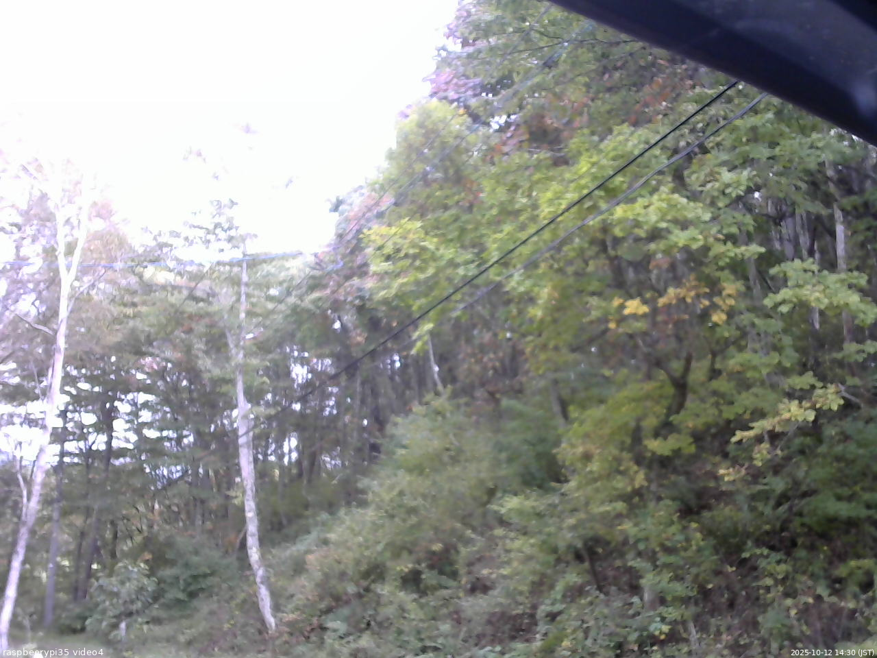 長野県菅平高原 ゆたか山荘 東側上空 2025/10/12 14:30