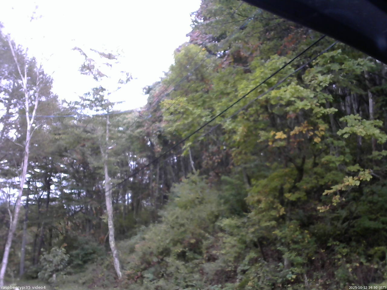 長野県菅平高原 ゆたか山荘 東側上空 2025/10/12 16:30